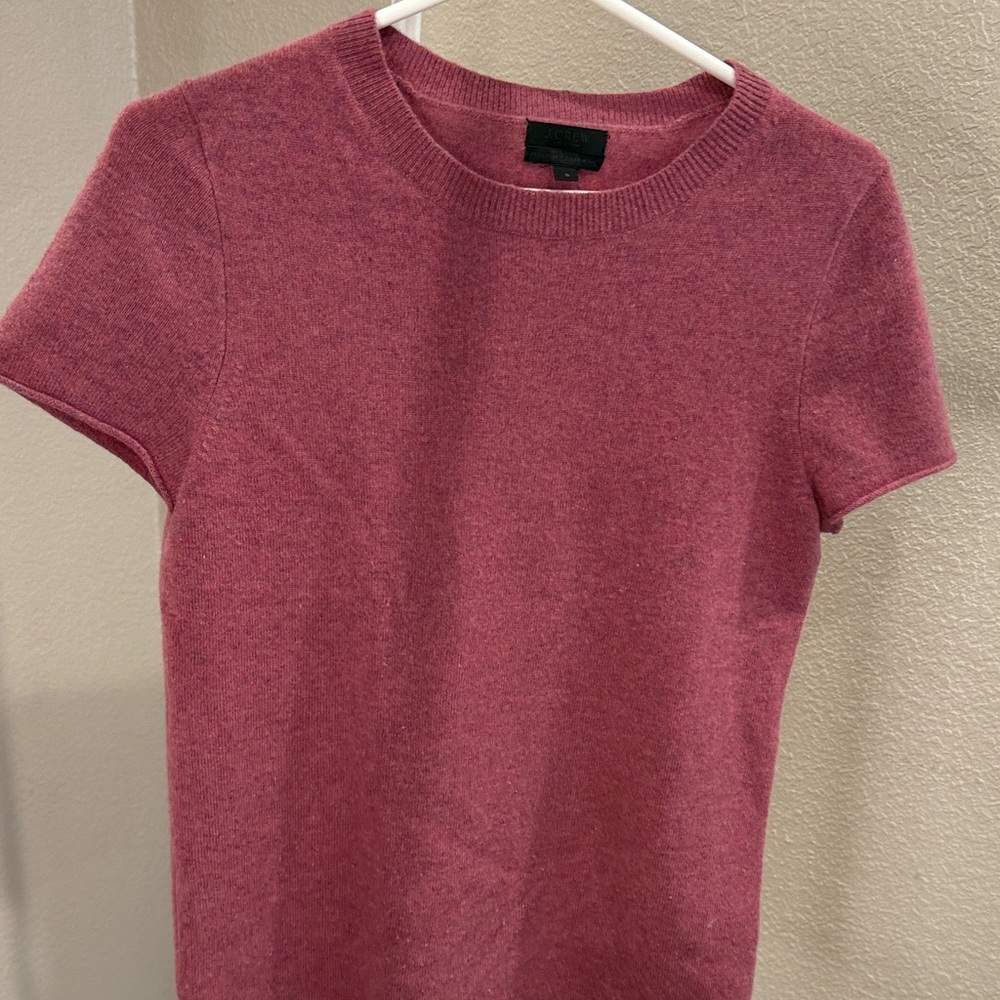 J. Crew Pink Italian Cashmere Sweater